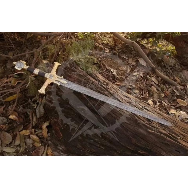 Hand Forgad Damascas Steel Sword 2