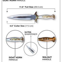 fairbarin sykes knife with deer antler handle