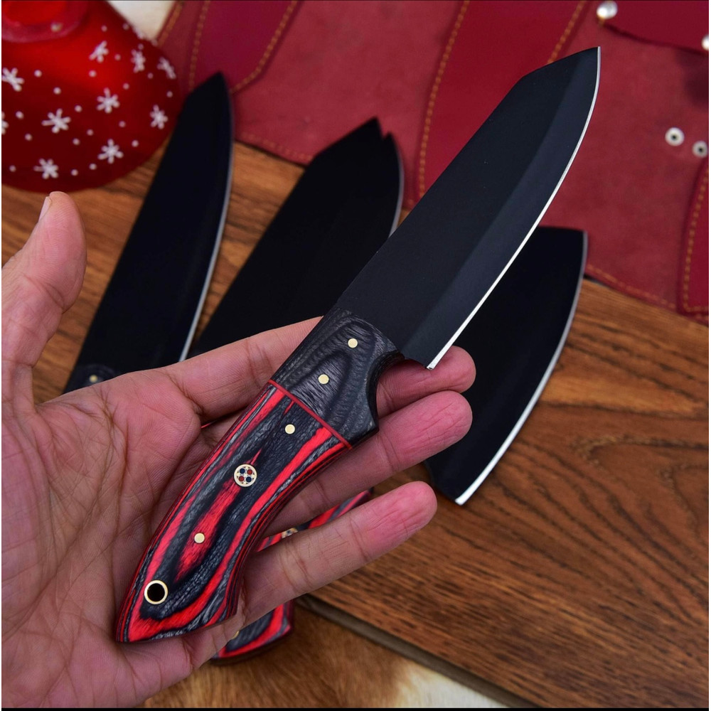 HandForged Carbon Steel Chef Knife Set 2