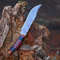 Vintage Damascus Steel Bowie Knife 1