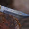Vintage Damascus Steel Bowie Knife 4