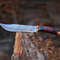 Vintage Damascus Steel Bowie Knife 6