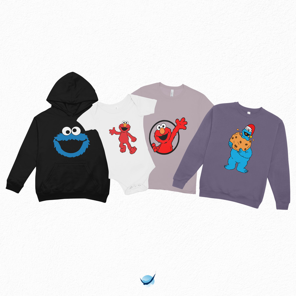 Sesame Street Fan Art SVG PNG EPS DXF Bundle Sesame Street Clipart Sesame Street Cricut SVG 3