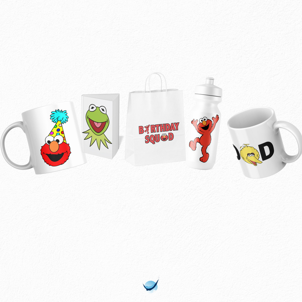 Sesame Street Fan Art SVG PNG EPS DXF Bundle Sesame Street Clipart Sesame Street Cricut SVG 4