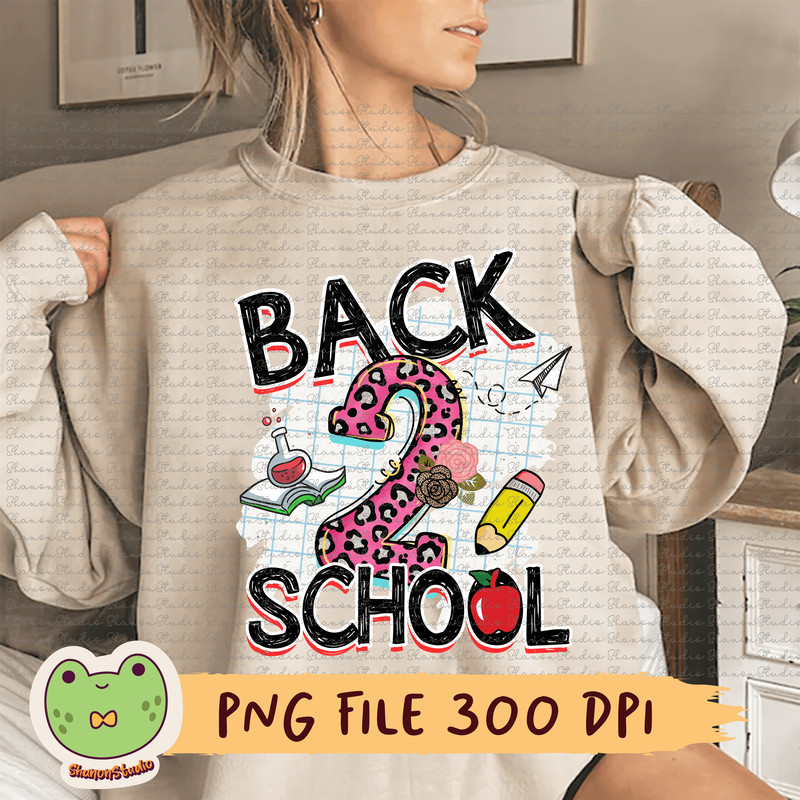 Back 2 School Png Back To School Png Leopard Print Png Cute Pencil Png First Day Of School Png Funn 0
