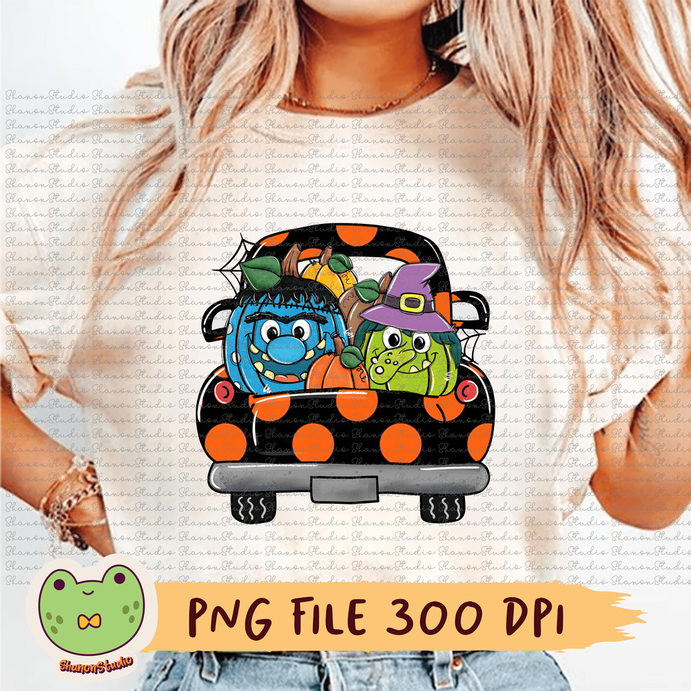 Halloween Truck Png Halloween Png Monster Png Pumpkin Png Pumpkin Truck Png Funny Halloween Png Hal 0