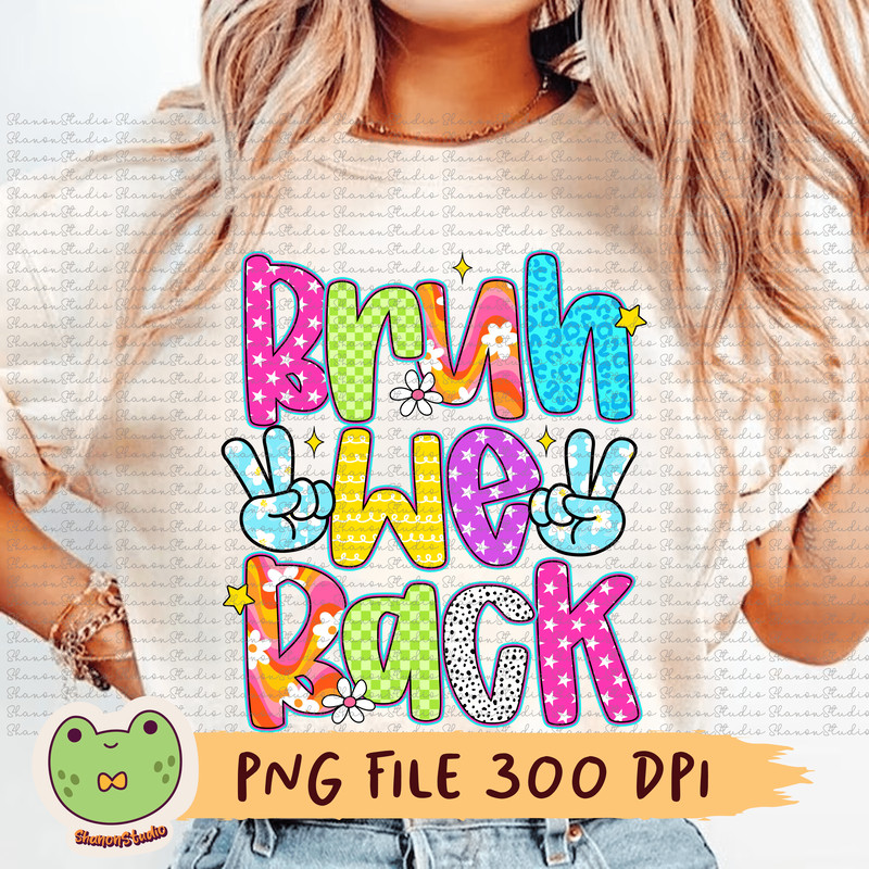 Bruh We Back Png Back To School Png Teacher Png Student Png Leopard Png First Day Of School Png Sch 0