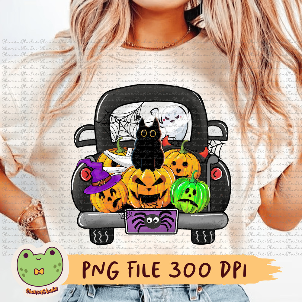 Halloween Truck Png Halloween Png Monster Png Pumpkin Png Pumpkin Truck Png Funny Halloween Png Hal 0