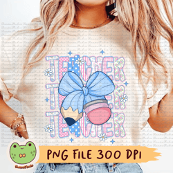 teacher png, coquette pencil png, back to school png, first day of school png, school sublimation, checkered print png