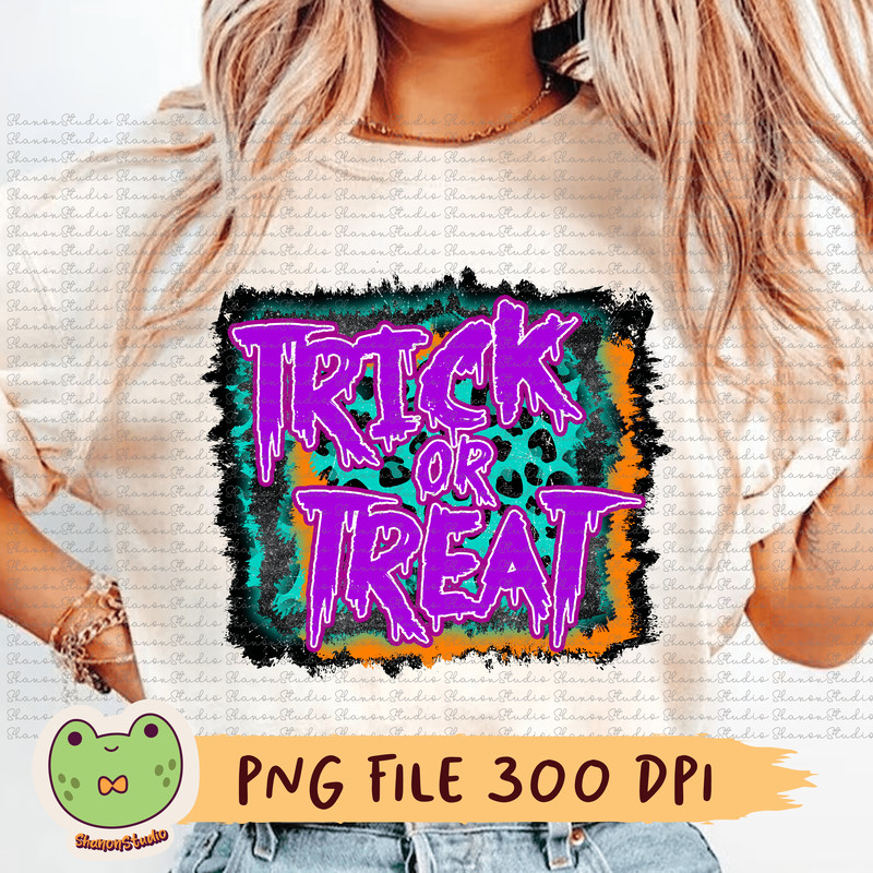 Trick Or Treat Png Halloween Png Spooky Png Horror Png Spooky Season Png Halloween Vibes Png Leopar 0