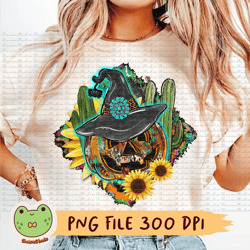 halloween png, jack o' lantern, witch hat png, western turquoise gem, sunflower png, cactus, cowhide, happy halloween
