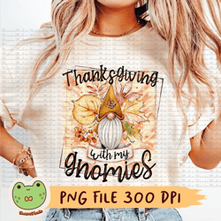 thanksgiving with gnomies png, gnomies png, gnome png, thanksgiving png, fall png, cute gnome png, gnome lover, autumn