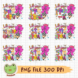 lil miss bundle png, back to school bundle png, preschool png, pre k png, kindergarten png, 1st grade to 5th grade