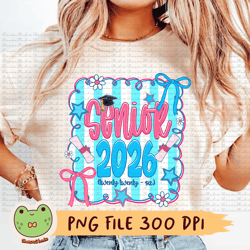 senior 2026 png, coquette png, first day of school png, back to school, graduation png, school sublimation, school png