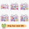 Back To School Bundle Png Coquette Checkered Pre K Kindergarten 1st Grade To 4th Grade School Bundl 0