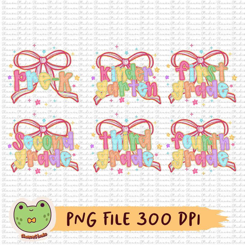 Back To School Bundle Coquette Brushstroke Pre K Kindergarten 1st Grade To 4th Grade School Bundle 0