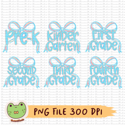 back to school bundle, coquette, brushstroke, pre k, kindergarten, 1st grade to 4th grade, school bundle sublimation