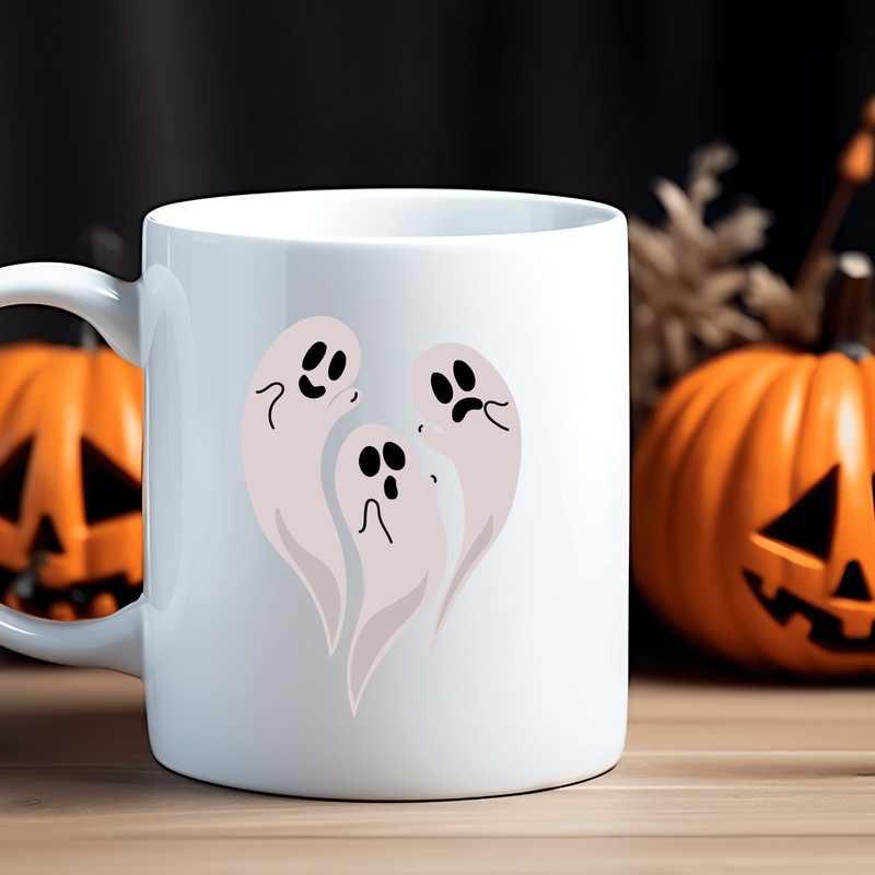 Halloween Ghost Bundle Of 9 PNGSVG PDF 3