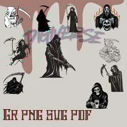 grim reaper digital design pack