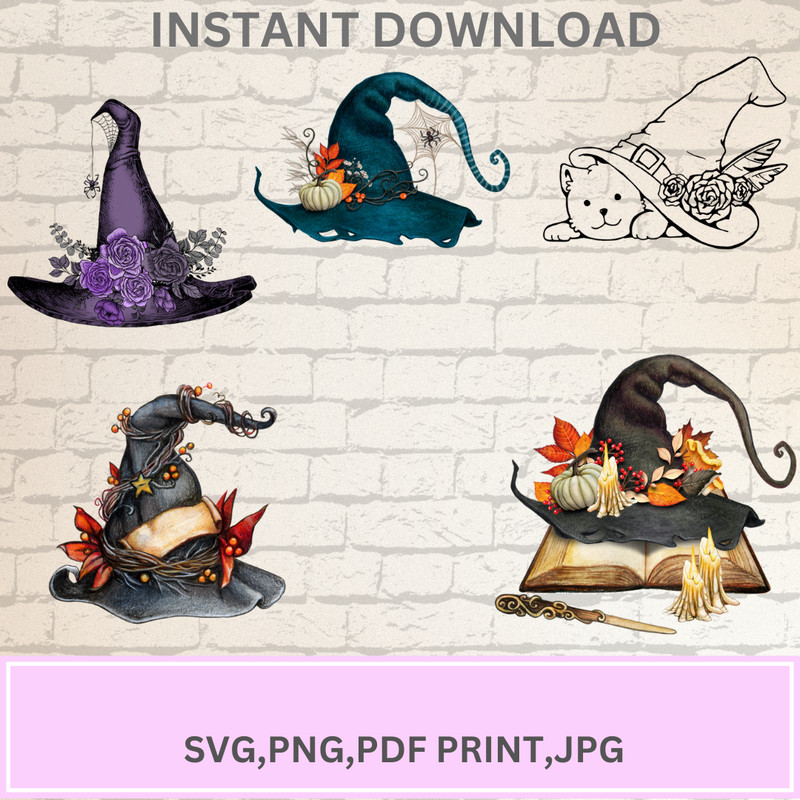 Halloween Witch Hats 0