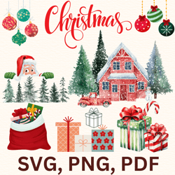 christmas svg png bundle