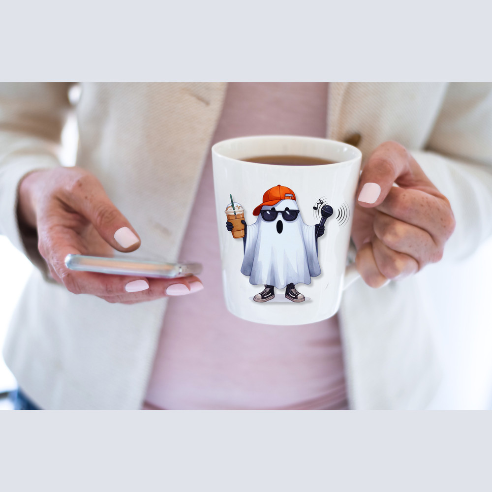 Cute Ghost  Sticker Halloween Decal Ghost Ghost Spark Plug Halloween Mugs Pumpkin Svgjpgpngpdf 5