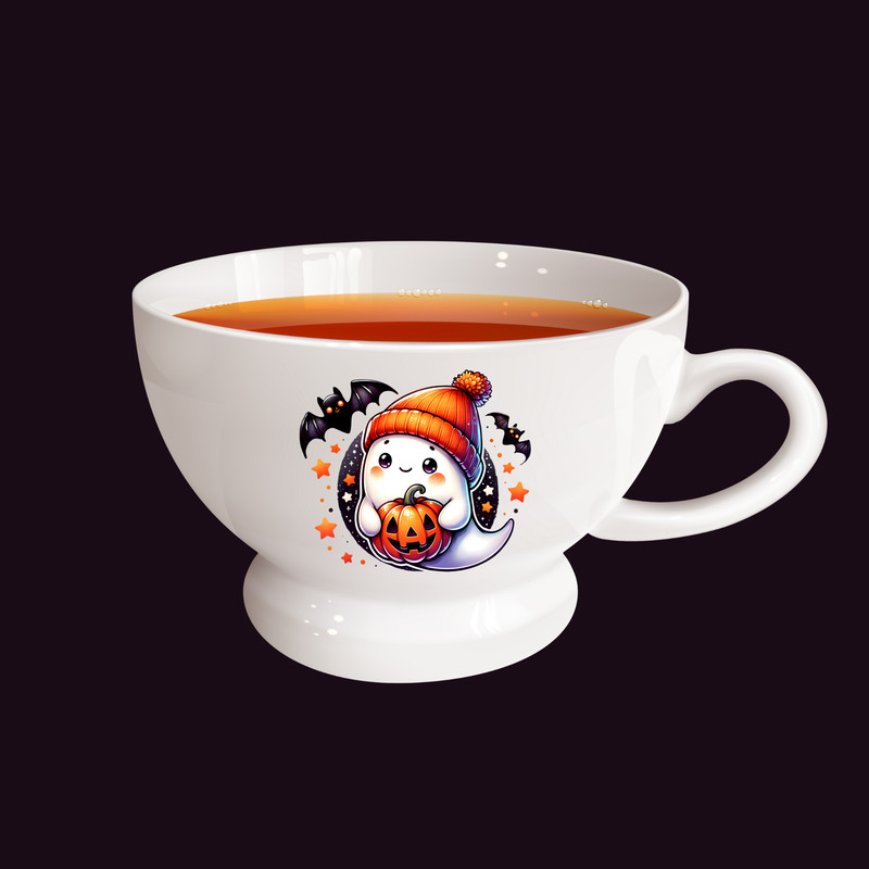 Cute Ghost Halloween Pumpkin Bougie Ghost Here For The Boos Fall Sticker Spooky File Provide SVG JPG PNG PDF 2
