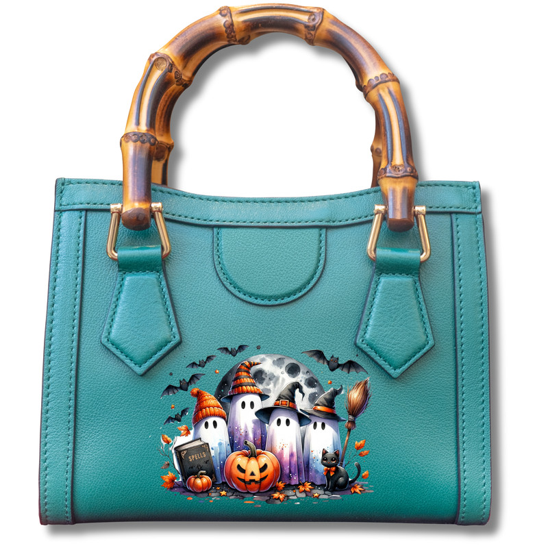 Cute Ghost Halloween Pumpkin Coffee Bougie Ghost Here For The Boos Fall Sticker Spooky Season 2