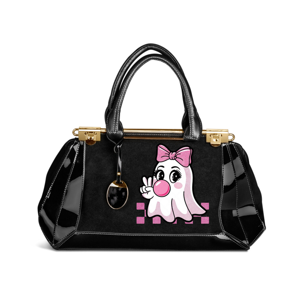 Cute Girly Ghost Blowing Bubble Blowing Bubble Girl Cute Ghost Fall Shirt Sublimation Retro Fall Svg Jpg Png Pdf 2