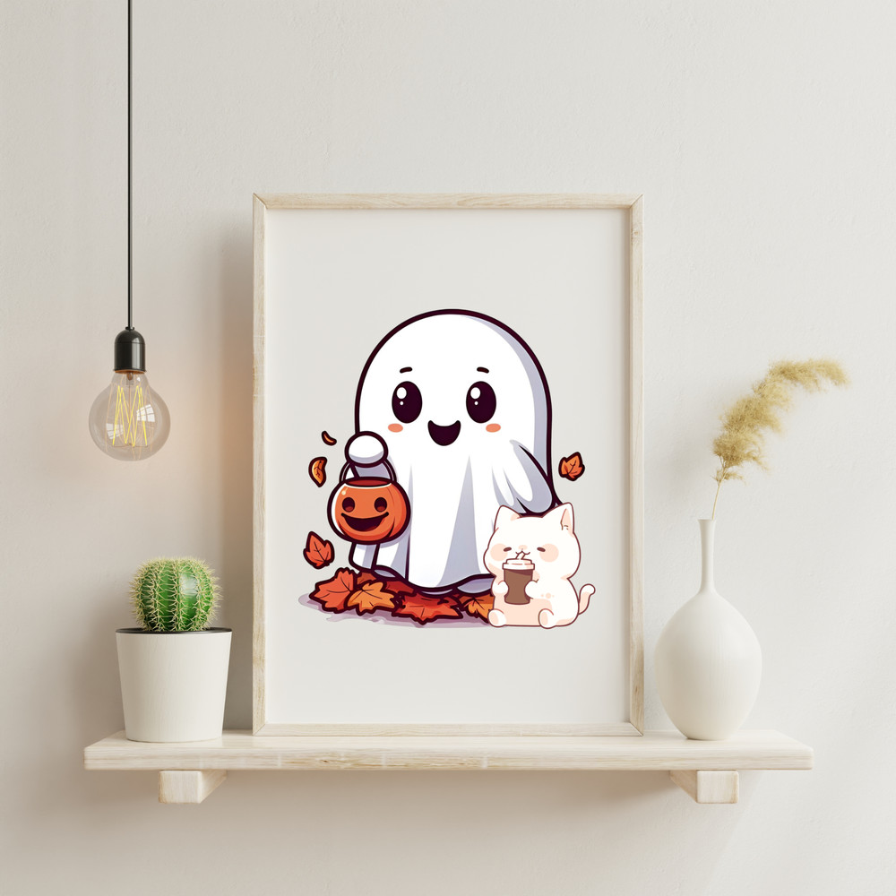 Cute Ghost Tshirts Halloween Stiker Ghost Sticker Halloween Mugs Cups Svg Jpg Png 3