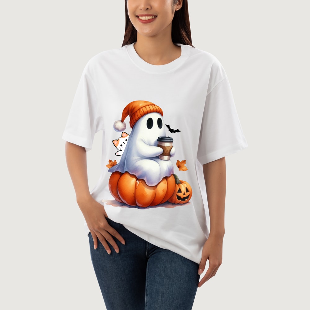 Cute Ghost Cute Halloween Sticker Halloween Decal Ghost Spark Plug Halloween Mugs Pumpkin Halloween Ghost 1