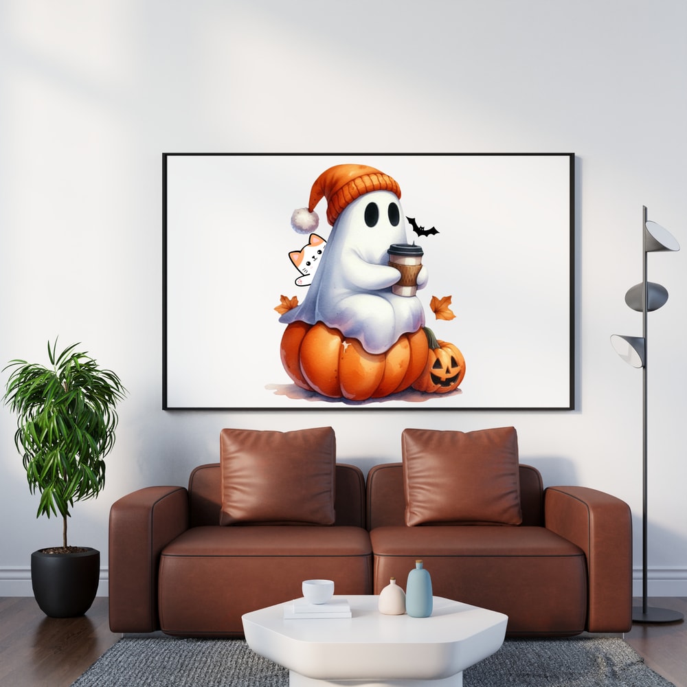 Cute Ghost Cute Halloween Sticker Halloween Decal Ghost Spark Plug Halloween Mugs Pumpkin Halloween Ghost 4