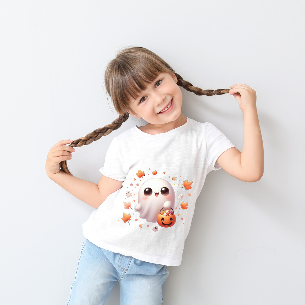 Cute Ghost  Trick Or Treat Halloween Bougie Pumpkin Sublimation Design Trending Png Svg Jpg Png Pdf 1