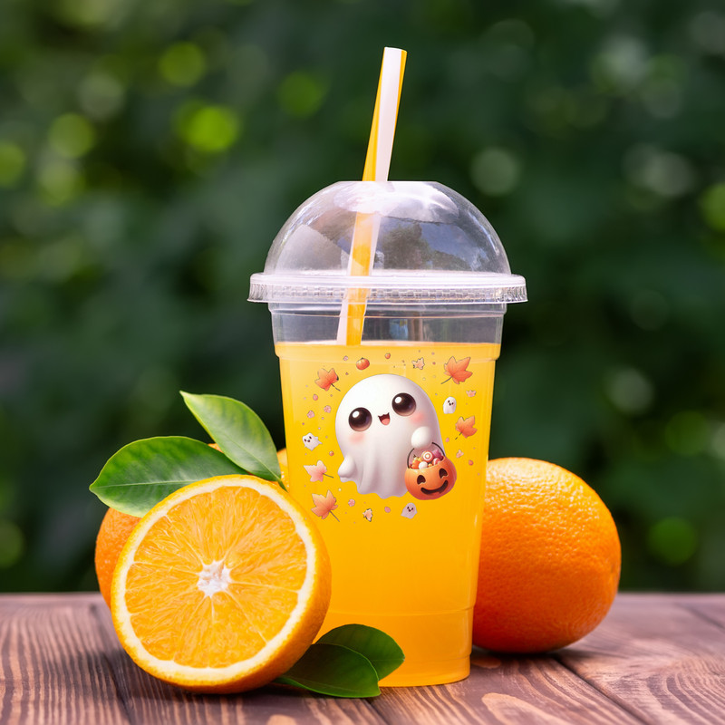 Cute Ghost  Trick Or Treat Halloween Bougie Pumpkin Sublimation Design Trending Png Svg Jpg Png Pdf 2