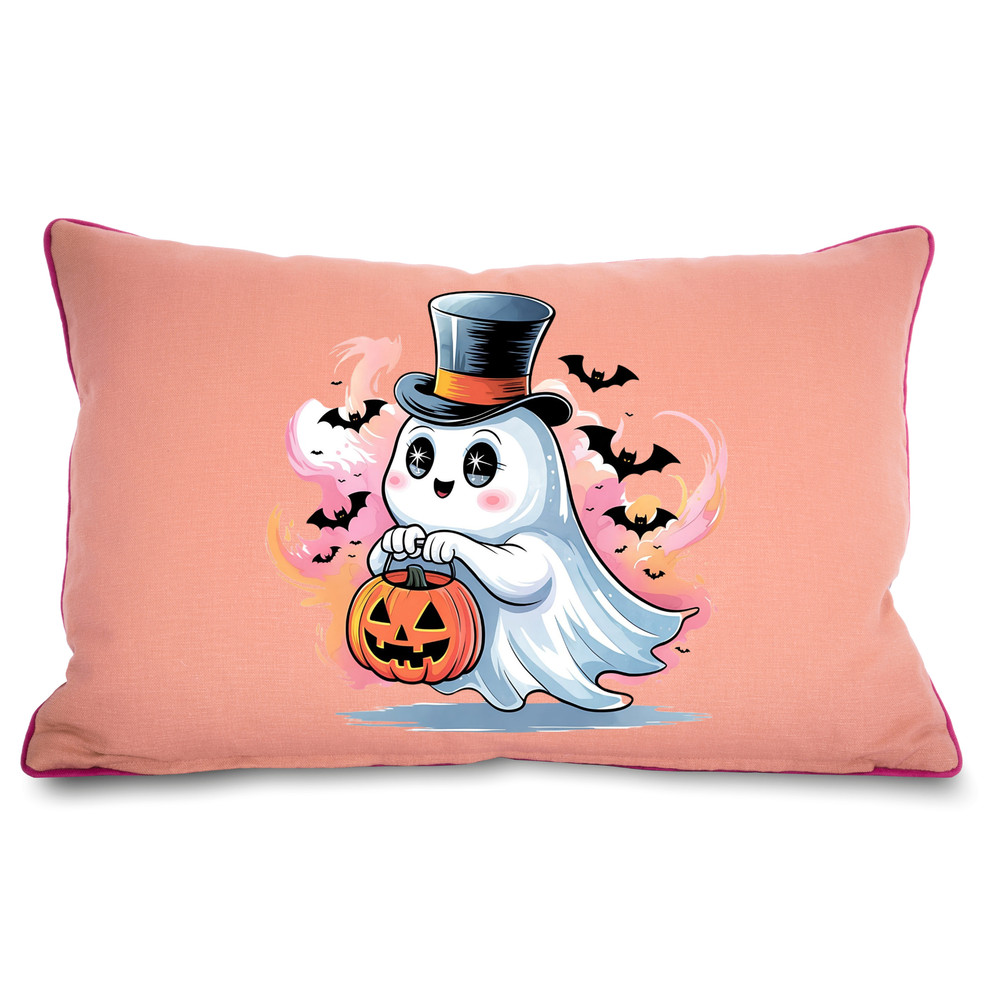 Adorable Halloween Ghost Clipart Cute Kawaii Ghost With Pumpkins Cute Halloween Instant Download Svg Jpg Png Pdf 3