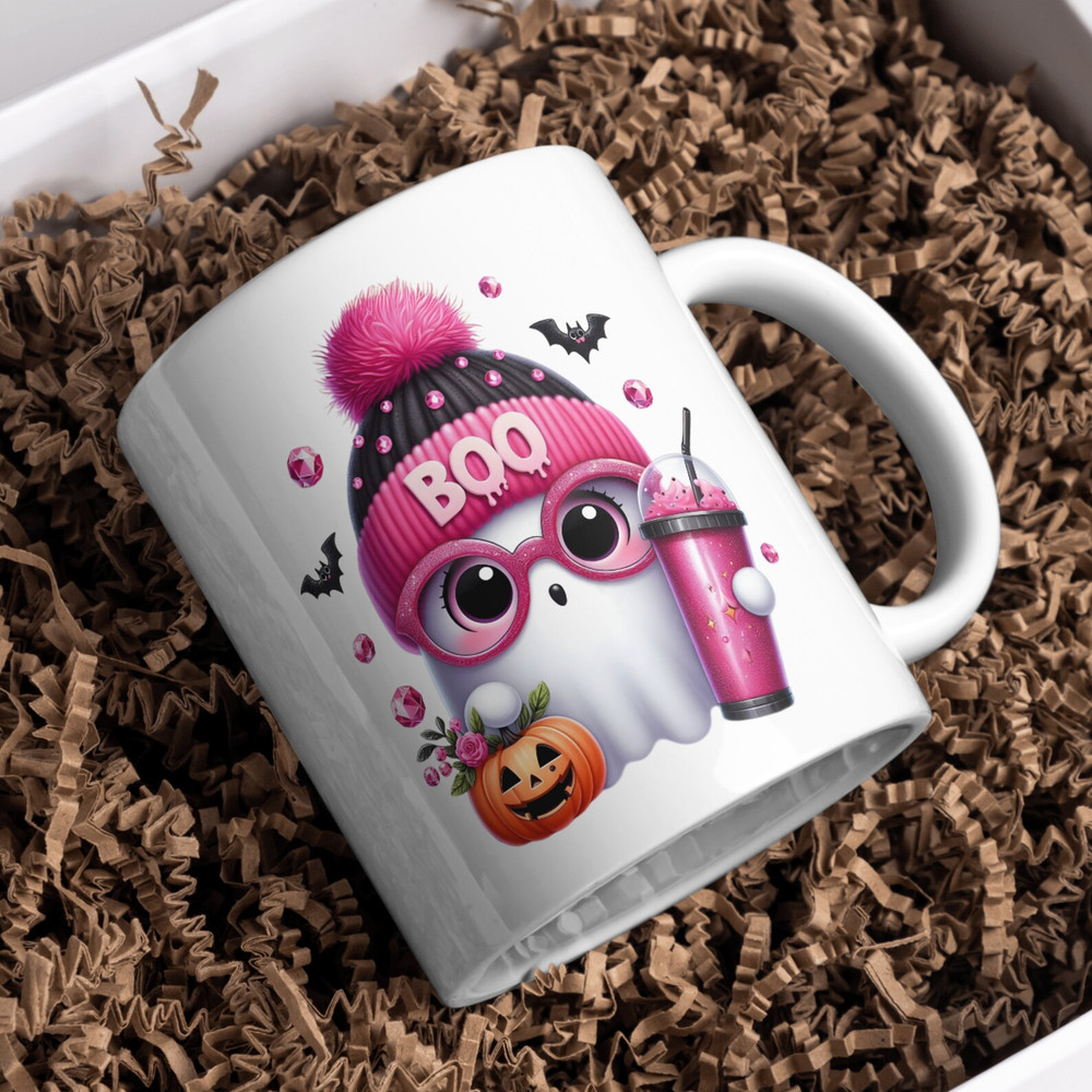 Pink Ghost Png Halloween Pink Ghost Halloween Designs Pumpkin Png Halloween Png Mug Png Sticker Pngsvgjpgpdf 7