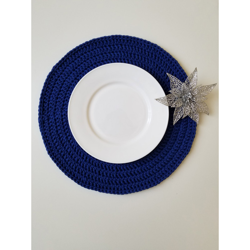Crochet Placemat Table Coaster Doily Coaster Knit Napkin Christmas Gift 0
