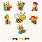 Honey Bee PNGSVGPDF Pack 0