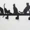 4 Hooks Wall Mounted Holder With CAT DECOR 5