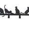 4 Hooks Wall Mounted Holder With CAT DECOR 6