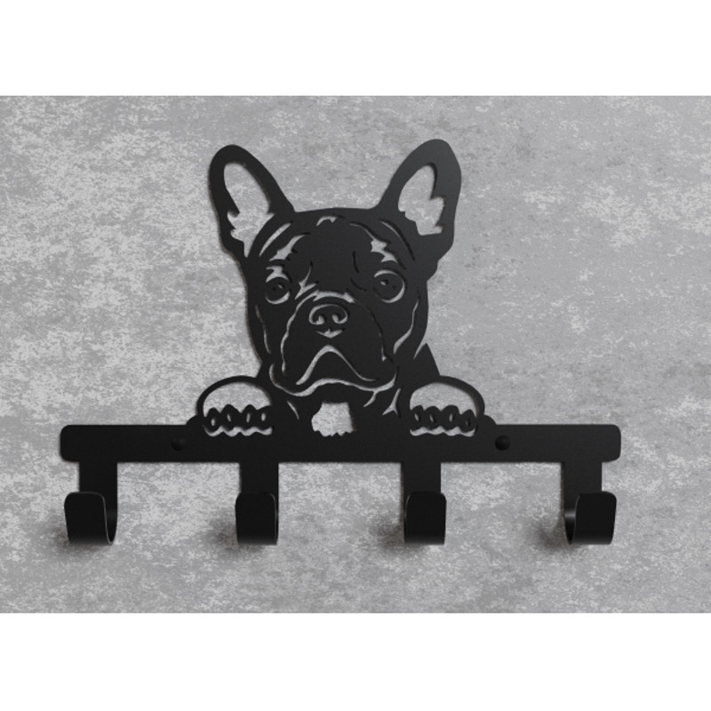 Large Selection Hooks With Dogs Of Different Breeds Wall Hanger 0