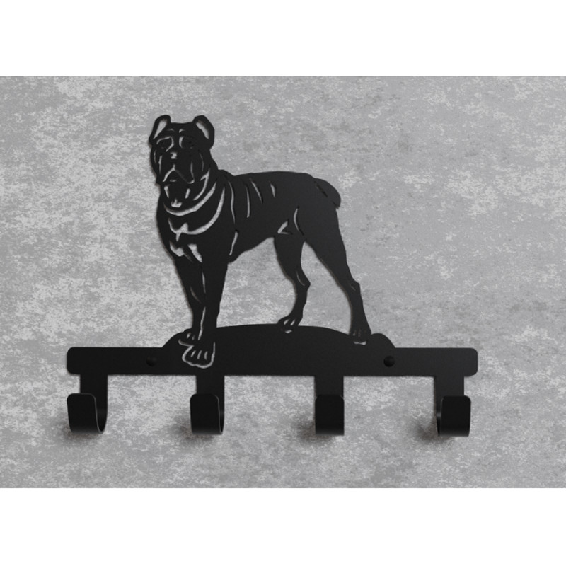 Large Selection Hooks With Dogs Of Different Breeds Wall Hanger 1