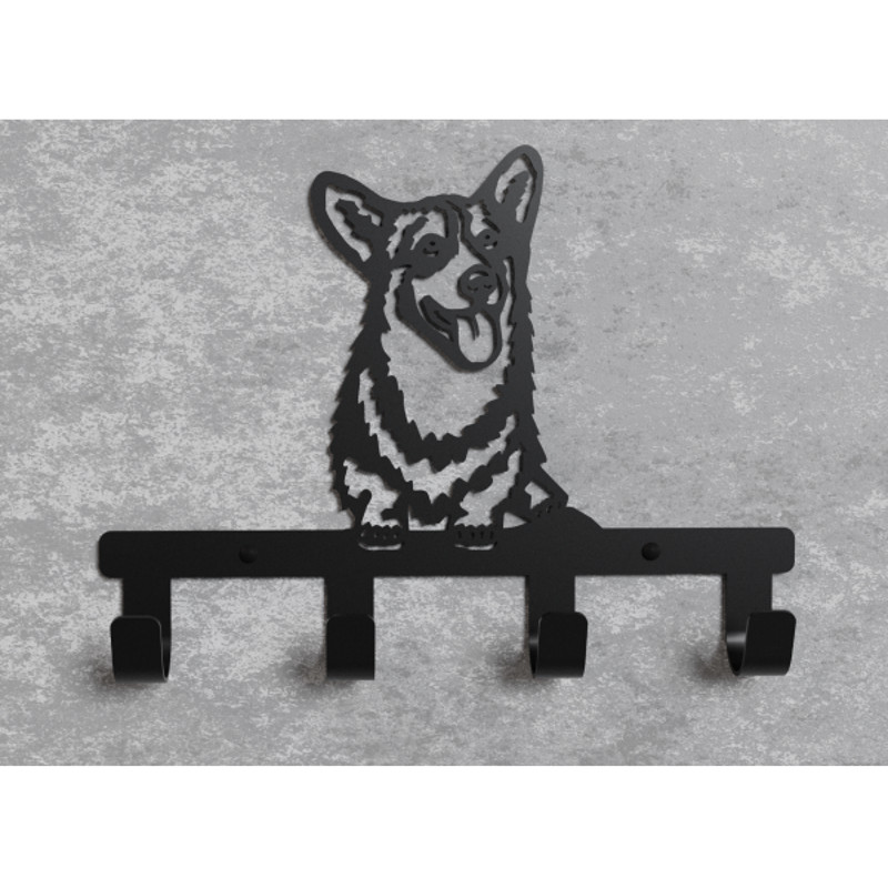 Large Selection Hooks With Dogs Of Different Breeds Wall Hanger 2