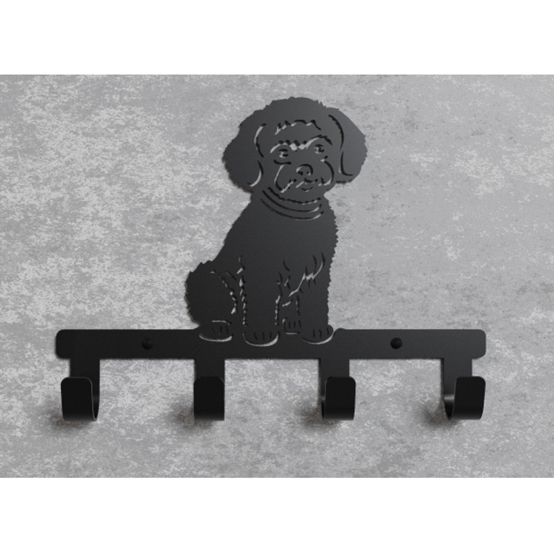 Large Selection Hooks With Dogs Of Different Breeds Wall Hanger 7