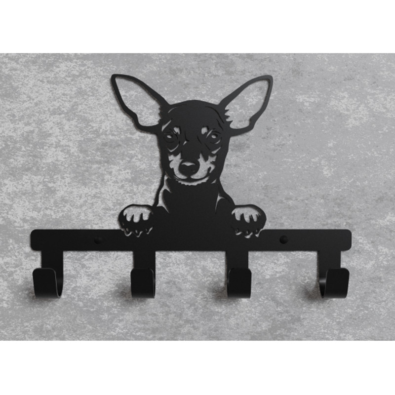 Large Selection Hooks With Dogs Of Different Breeds Wall Hanger 13