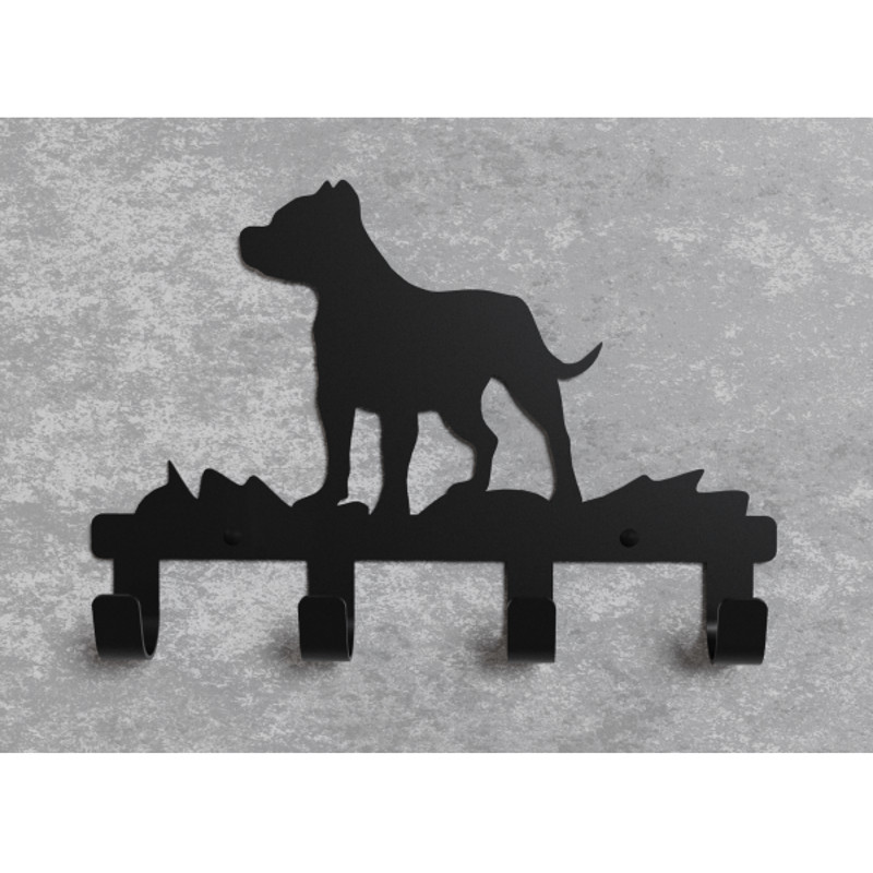 Large Selection Hooks With Dogs Of Different Breeds Wall Hanger 15