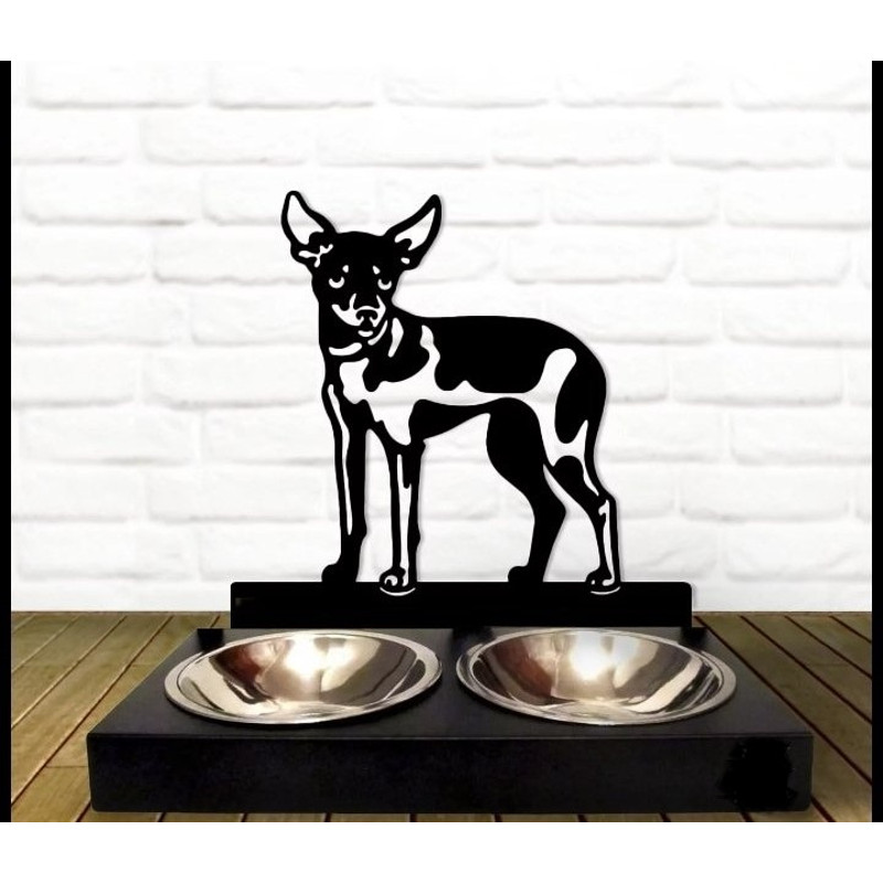 Bowl StandPersonalized Dog Bowl Toy Terrier Dog BreedCustom Dog Bowl 0
