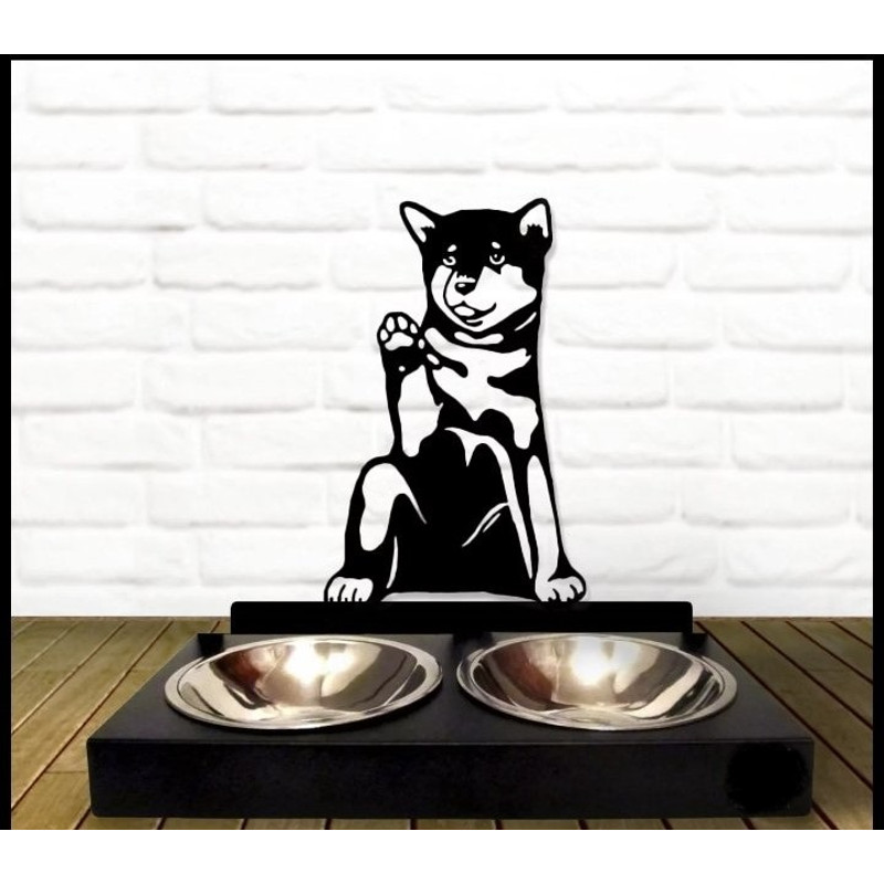 Bowl StandPersonalized Dog Bowl Shiba Inu Dog BreedCustom Dog Bowl 1
