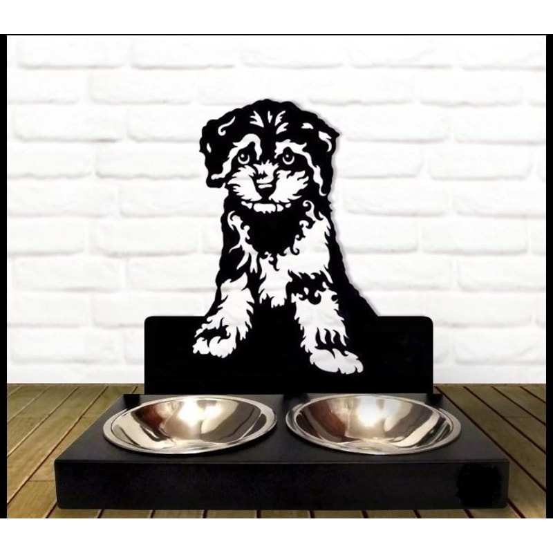 Bowl StandPersonalized Dog Bowl Maltipoo Dog BreedCustom Dog Bowl 0