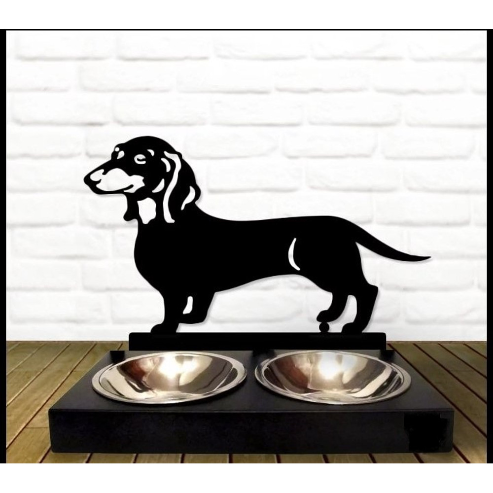 Bowl StandPersonalized Dog Bowl Dachshund Dog BreedCustom Dog Bowl 0